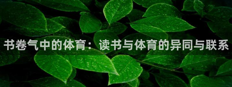 书卷气中的体育：读书与体育的异同与联系