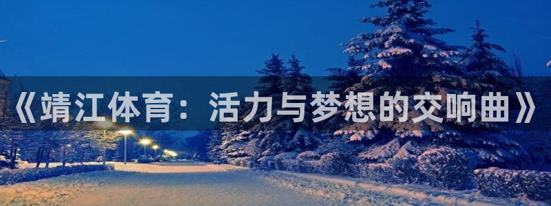 《靖江体育：活力与梦想的交响曲》