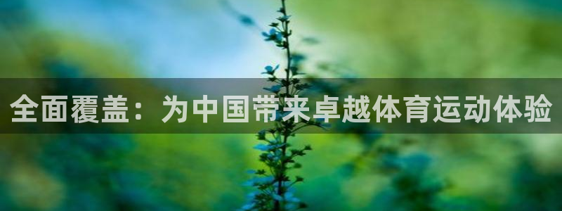 全面覆盖：为中国带来卓越体育运动体验